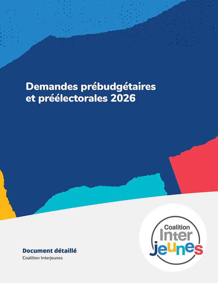 Page couverture des demandes prébudgétaires et préélectorales détaillées 2026